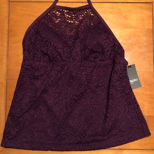 Mossimo High Neck Tankini Bathing Suit Top